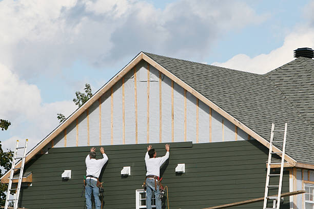 Professional Emergency Siding Repair technician working in Flourtown, PA